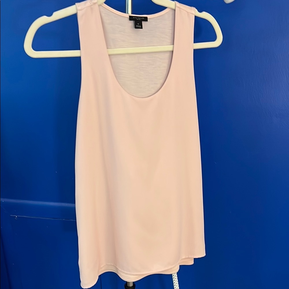 Ann Taylor Pink Sleeveless Tank Top